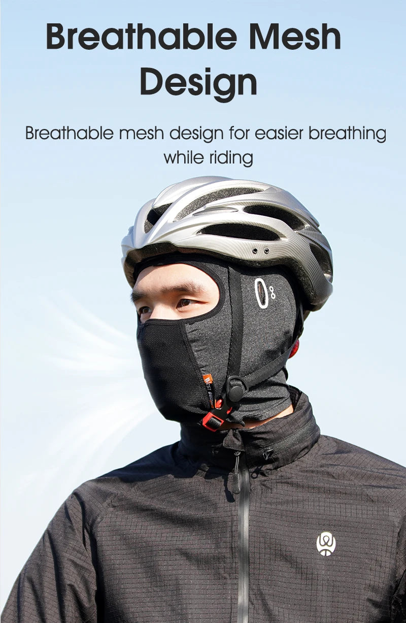 WEST BIKING Full Face Mask Warm Winter Scarf Balaclava Helmet Liner Fishing Skiing Hiking Bike Mask Windproof Breathable Headgea