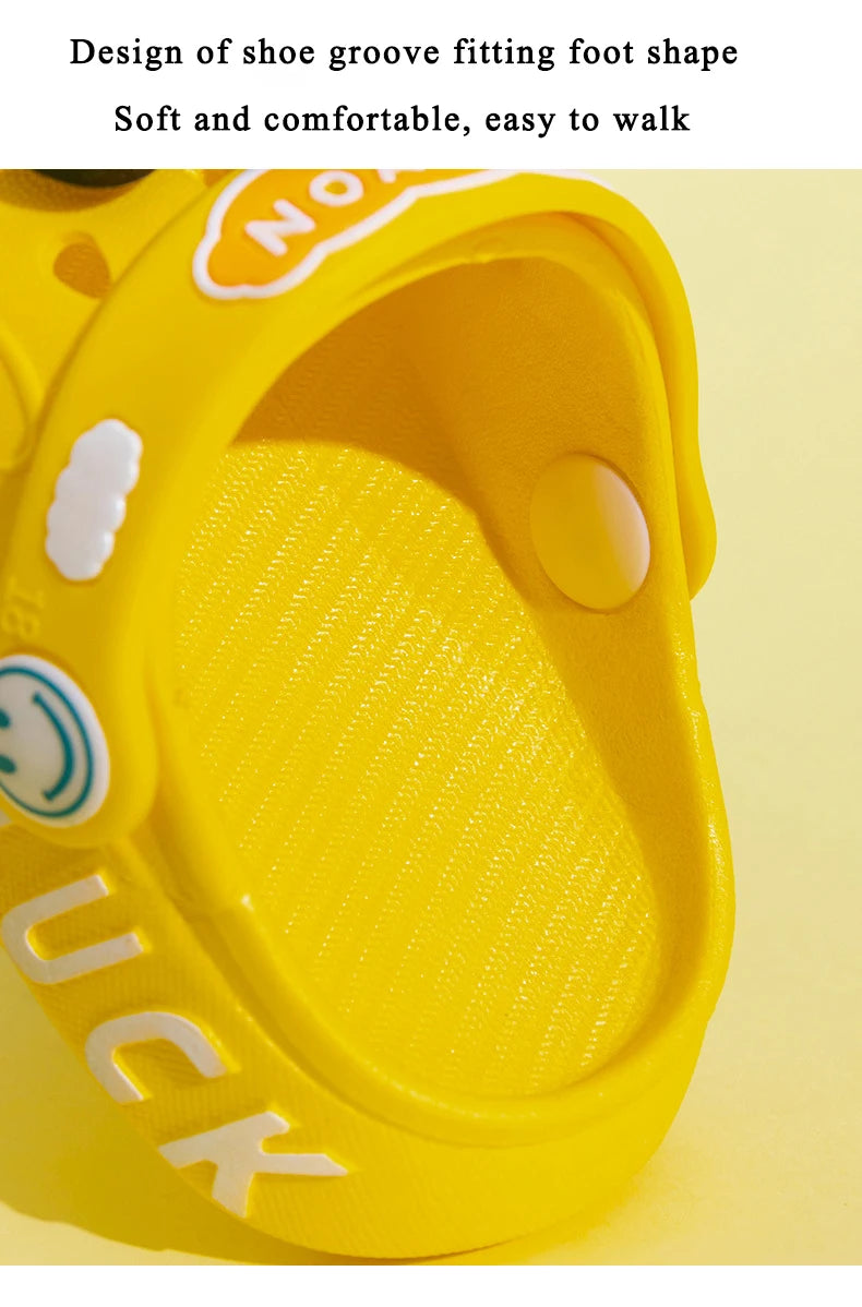 Summer Baby Shoes Sandals for Girls Boy Garden Beach Shoes Mules Baby Girl Cartoon Sandal Infantil for Children's Garden Shoes