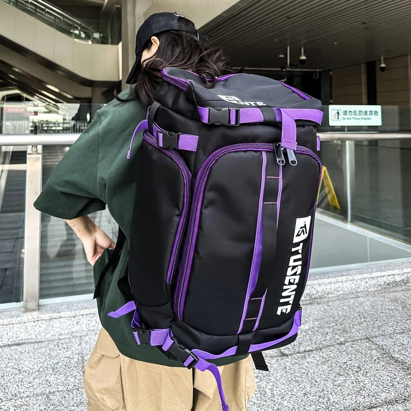 Patchwork Sport Gym Bag Womens Fitness Travel Backpacks Large Waterproof Shoe Pack for Man Sports Camping Basketball Laptop Bags