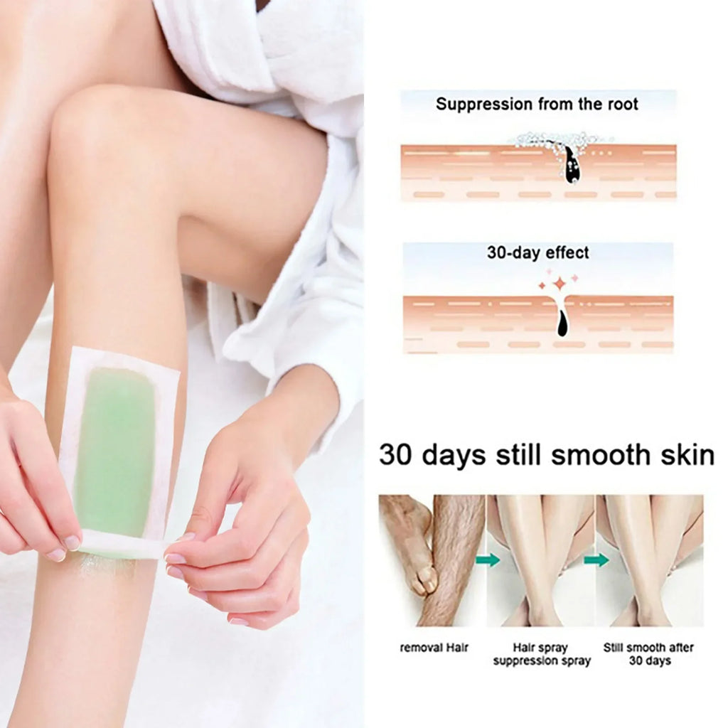 Hair Removal Wax Strips Professional Mild Nonwoven Body Depilation For Face Legs Bikini Underarm Arm Summer Epilator Beauty Tool