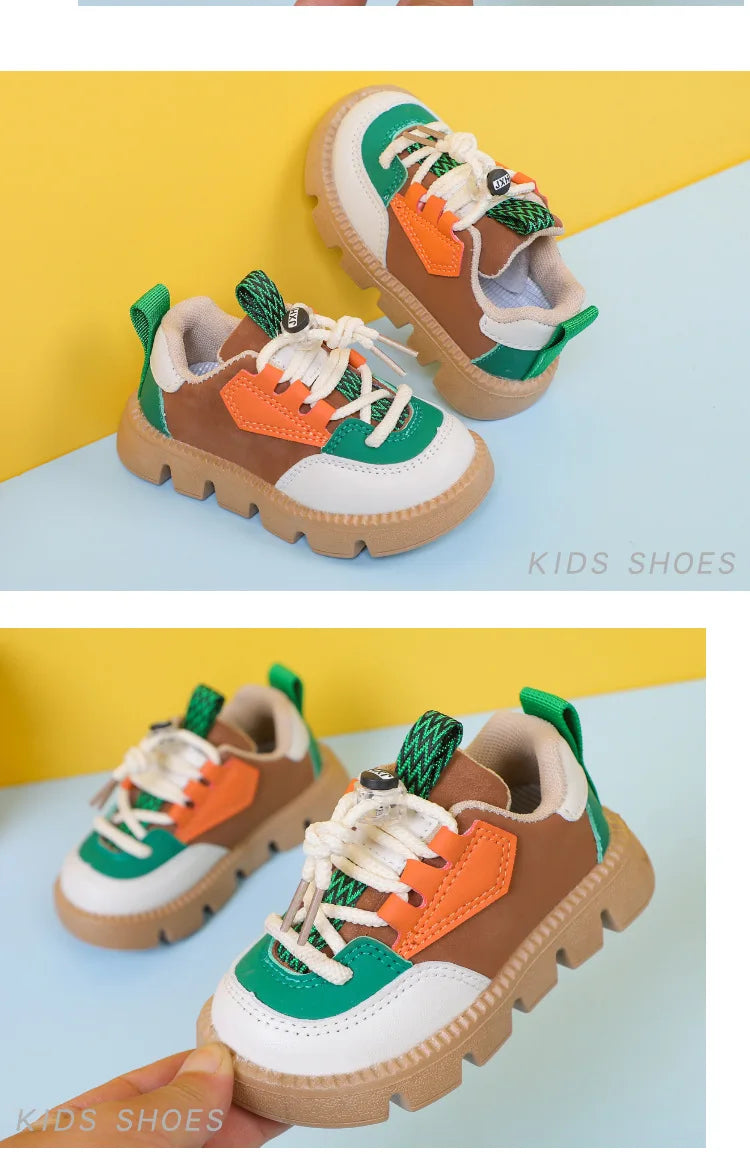 Personalised Flat Heel Children Sneaker Fashion Low Top Kids Shoes Child Leisure Spring Fall tenis Shoes Student Sneakers G10255