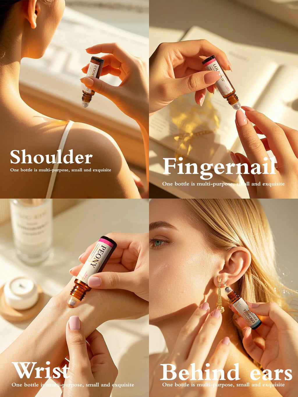 10ml Chocolate Musk Roller Essential Oils Women's perfume Massage body oils Skincare Holiday gifts Nail care Moisturizing