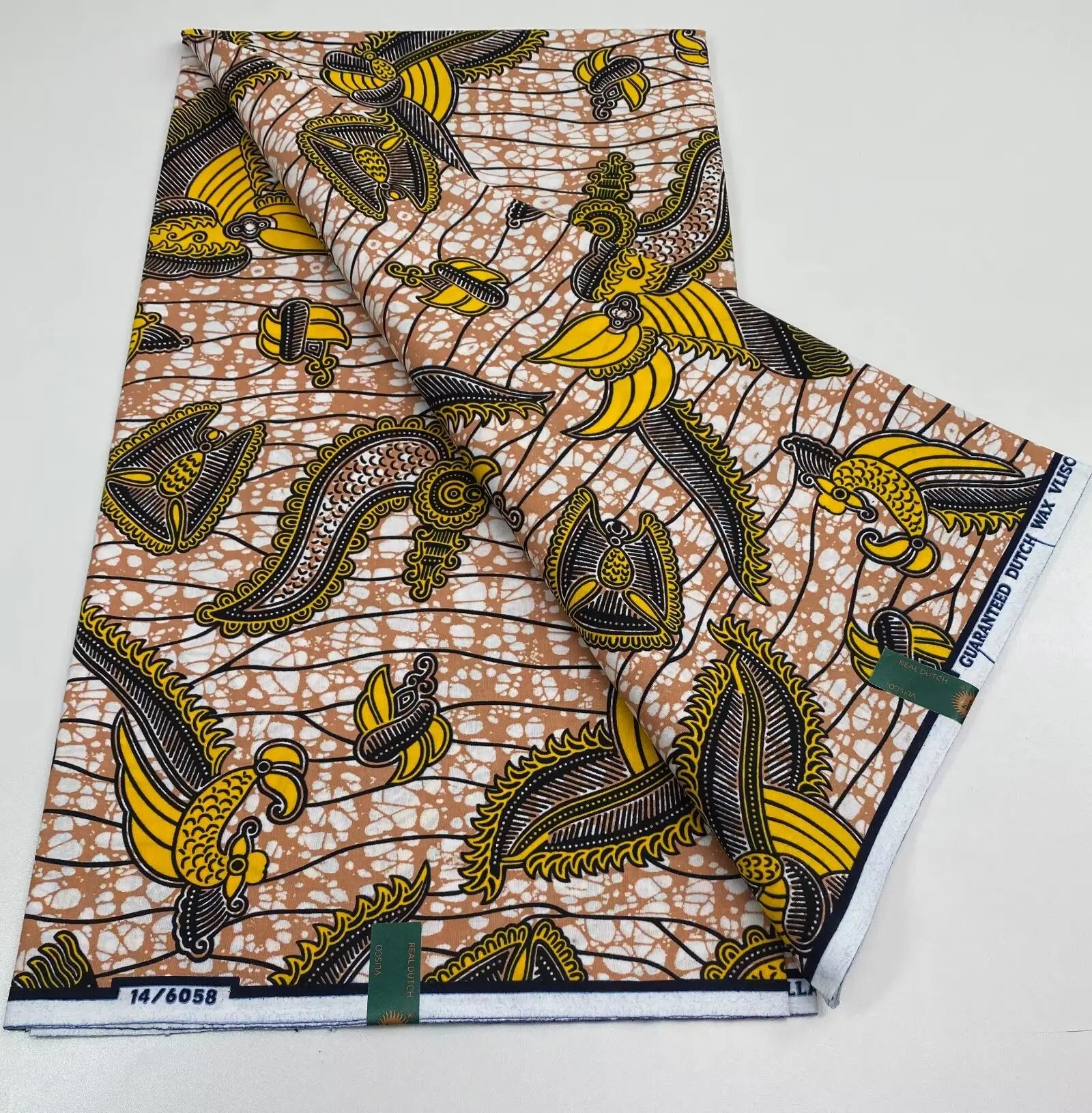 2024 NEW Original Wax High Quality Africain Print Wax Fabric Tissue Wax 100% Cotton 6 yards a pieces for women dress