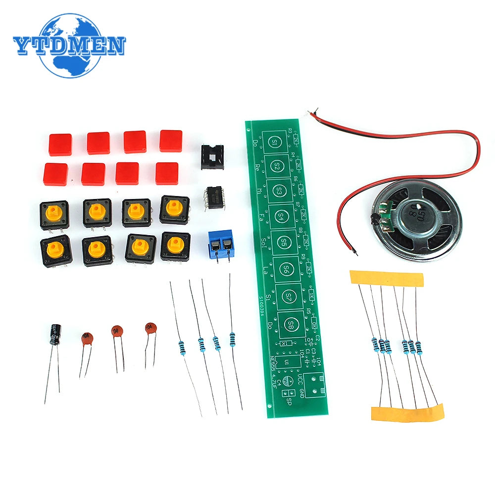 Electric Piano DIY Kit NE555 DIY Electronic Organ Module Electronics Soldering Practice Learning Kits