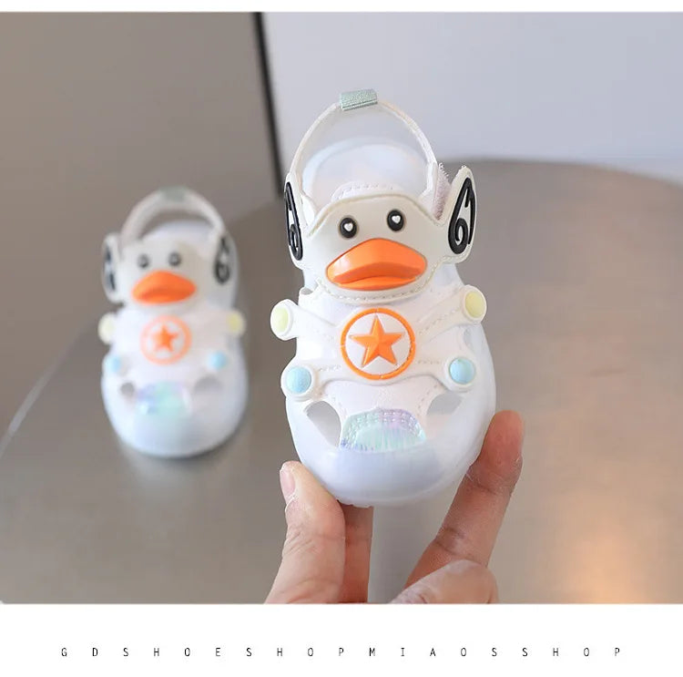 Sandals Kids Shoe Colorful Boys Girls with Light on Kids Sandals Soft Soled Casual Style Shoe Sneakers Kids сандалии для девочек