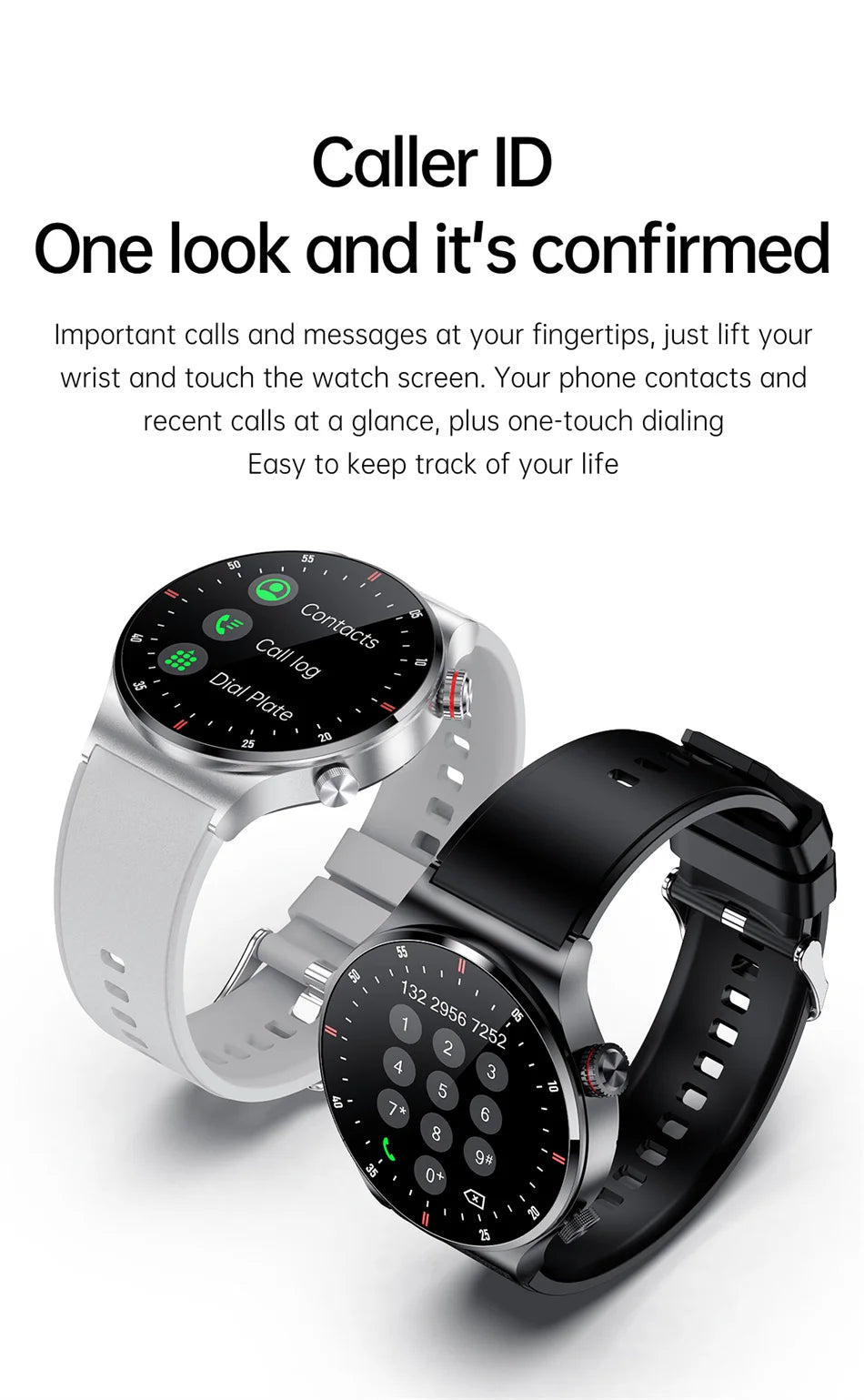 GPS Sports Smartwatch Men Health Monitoring With Heart Rate ECG + PPG 100+ Sports Modes NFC 2026 New Bluetooth Call Smart Watch