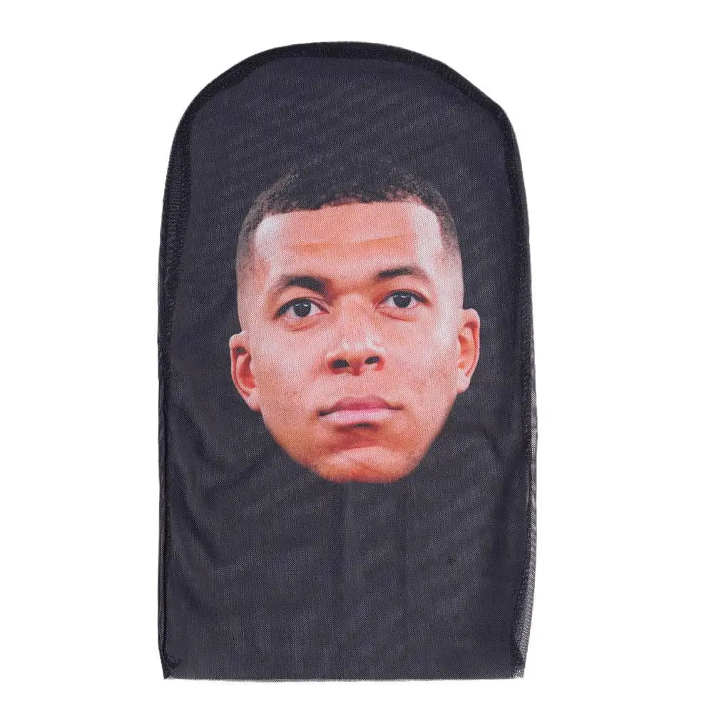 Full Face Mask Celebrity Ball-game Star Face Mask Simulation Kanye Shiesty Mesh Mask For Men Party Supplies Cosplay Props Novel