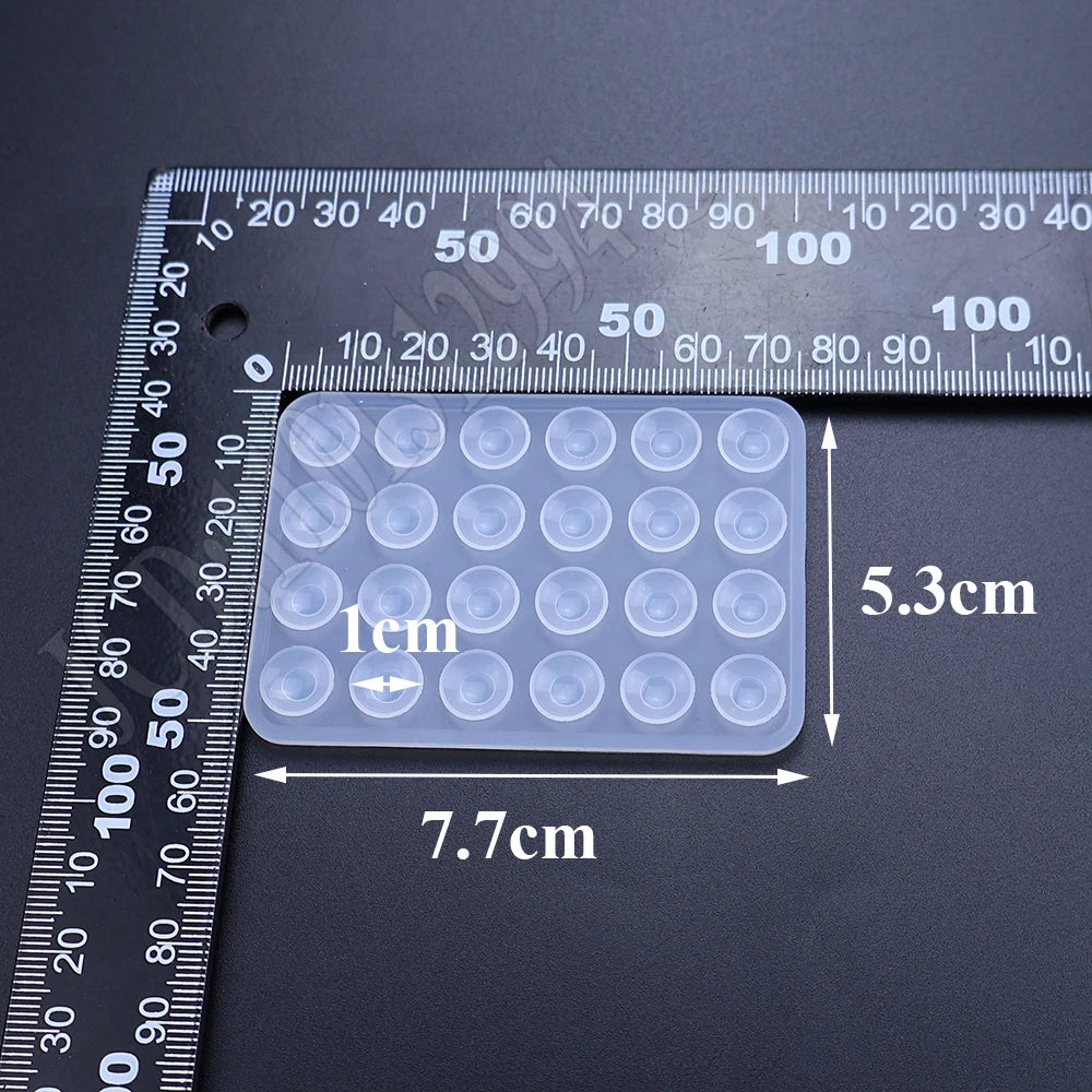 Silicone Mobile Phone Fixing Suction Cup Double Sided Fixed Pad Car Mounted Bracket Phone Case Universal Anti Slip Suction Cup