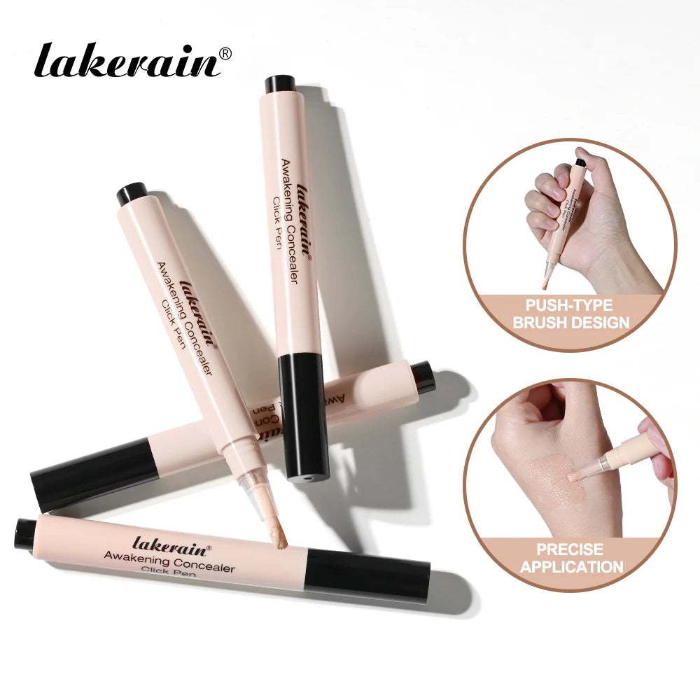 Awakening Concealer Click Pen Brighten， long-lasting ，Hight Coverage Hybrid ，Skincare and Concealer Pen  Makeup