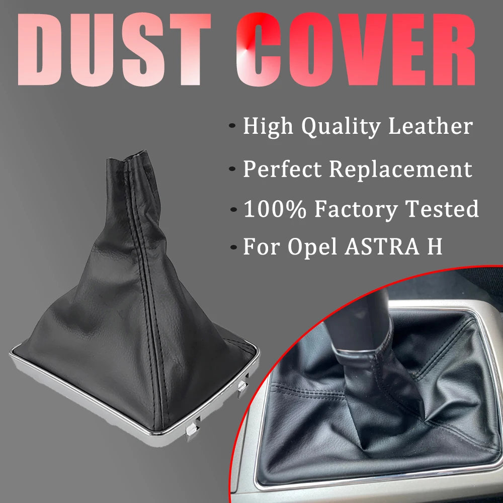 Top quality Gear Lever Shift Knob Boot Case Collar Parking Handbrake Cover For OPEL ASTRA III H 1.6 VAUXHALL 2004-2010