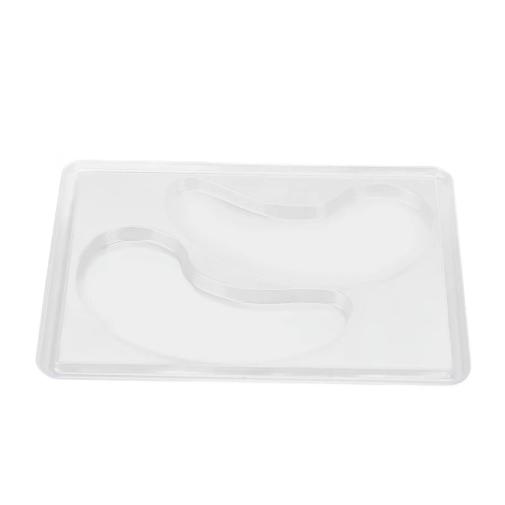 12Pcs Under Eye Patches Molds DIY Healthy Natural Reusable Transparent Eye Mask Patch Tray Plate Face Mask Patch Molds