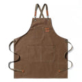 Sleeveless Canvas Apron Home Kitchen Gardening Cowboy Work Dress Women's Kitchen Restaurant Work Apron