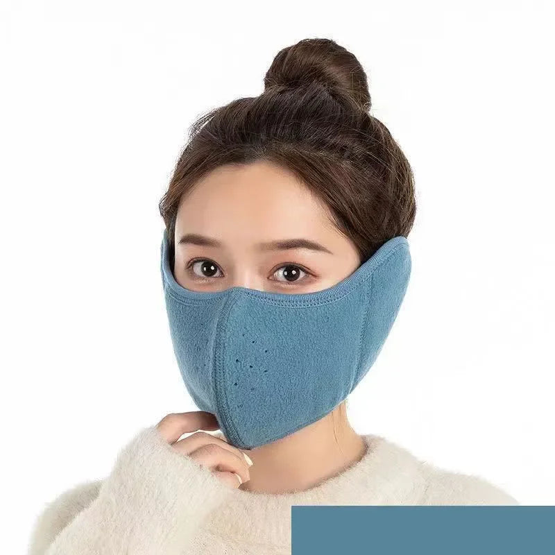 Bicycle Face Mask Outdoor Skiing and Cycling Thermal Windproof Ear Mask Motion Breathable Riding and Cold Proof Mask in Winter