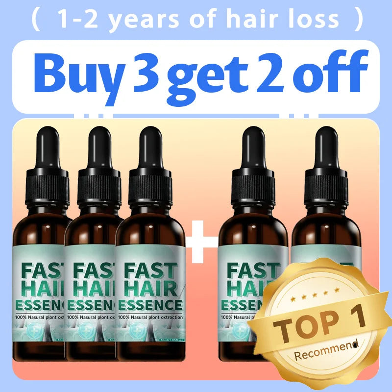 Hair Growth Essential Loss Regrowth Treatment Strengthens Hair Nourishes Scalp Light Weight Non Greasy Improve Scalp Circulation