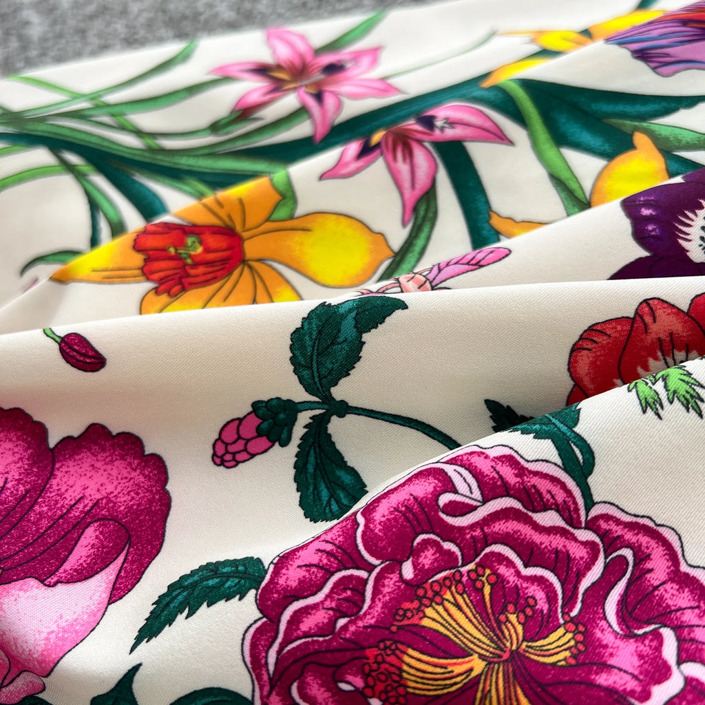 Elegant Long Sleeves Vintage Stand Collar Chic Single Breasted Print Bandage Slim Long Dress High Street Autumn Winter Clothing