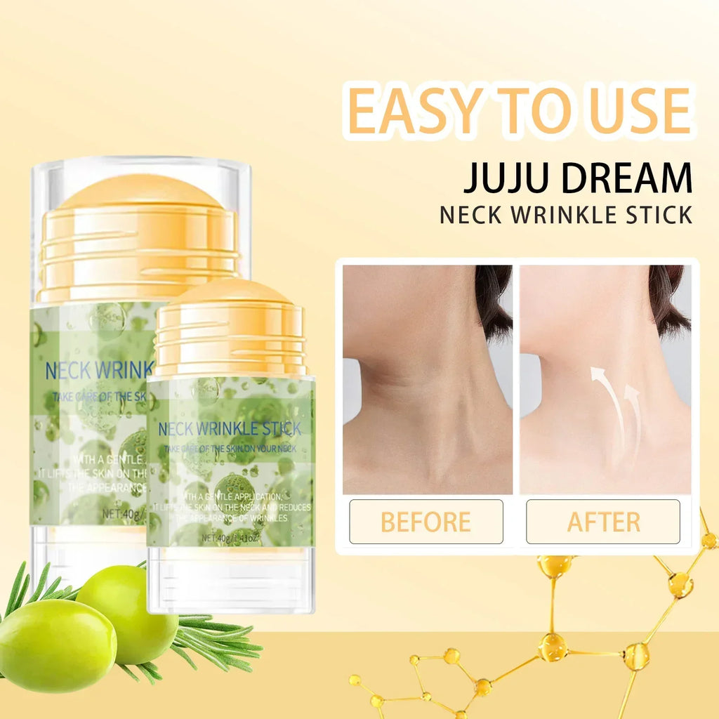 Neck Wrinkle Stick – Neck & Hand Care, Gentle & Low-Irritation, Whitening, DIY Skincare, Certified, Unisex, For All Skin Types