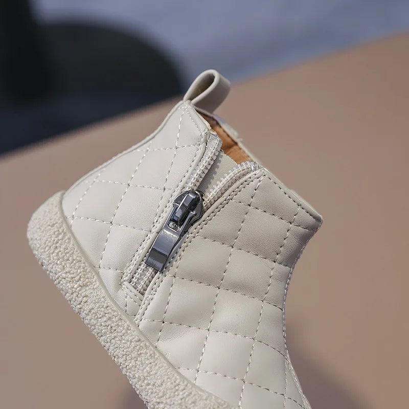 Winter Boots for Baby Boys Outdoor Girls Snow Boots Plush Children Cotton Shoes Non-slip Kids Casual Shoes Infant Toddler Shoes
