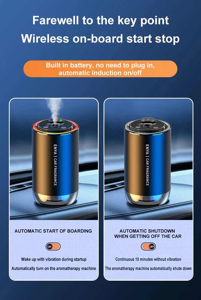 Car Air Freshener RGB Starry Sky Top 3 In 1 Multi-Function Aromatherapy LED Light USB Charger Essential Oil Diffuser Accessories
