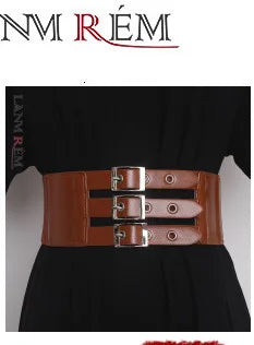 LANMREM Women Temperament Golden Flower Buckle Gold Silver Thread Elastic Waistband Fashionable Matching Skirt Dress 2DB1921
