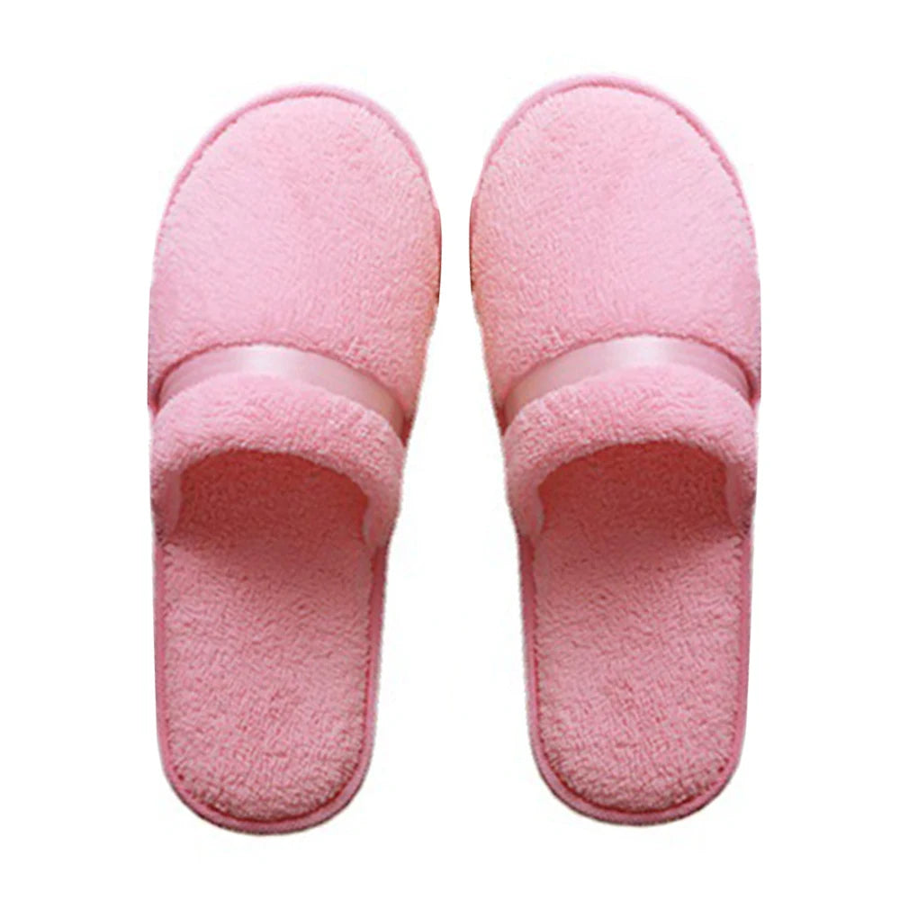 Women Plush Home slippers Spring Warm Fuzzy Slipper Indoor Closed Toe Shoes Household Non Slip Slippers Bedroom Slience slides