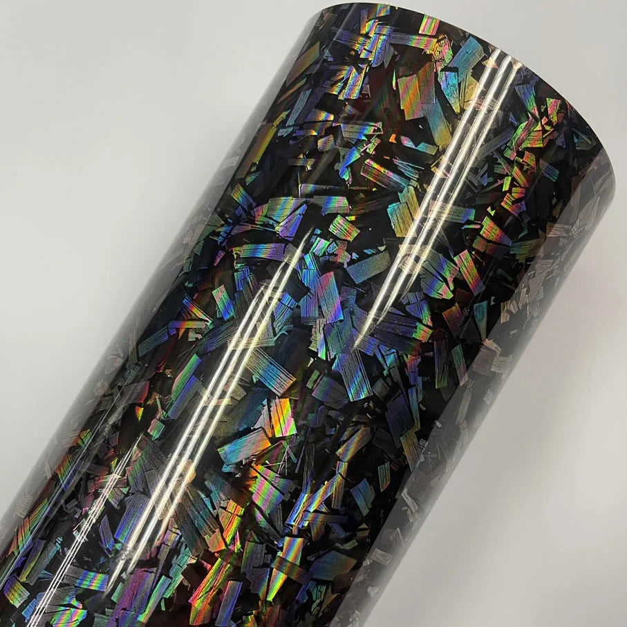 50cm*100cm PET Glossy Carbon Fiber Forged Black blue Red Vinyl Wrap Films Car Motorcycle Self Adhesive Body Film Stickers Auto