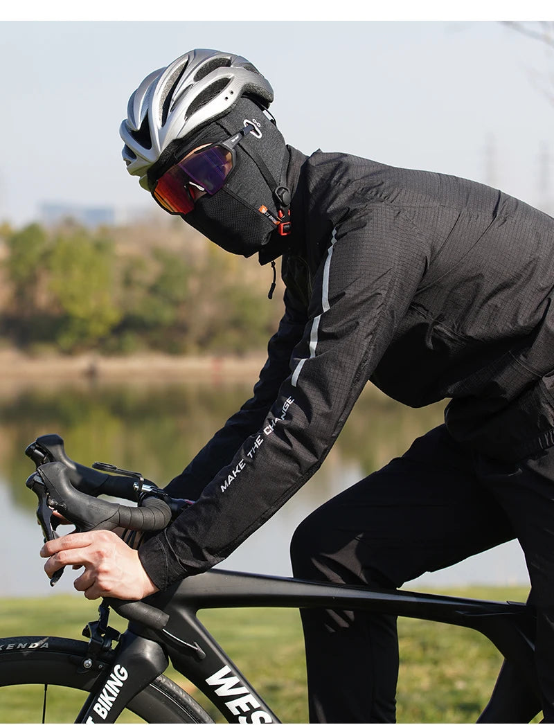 WEST BIKING Full Face Mask Warm Winter Scarf Balaclava Helmet Liner Fishing Skiing Hiking Bike Mask Windproof Breathable Headgea