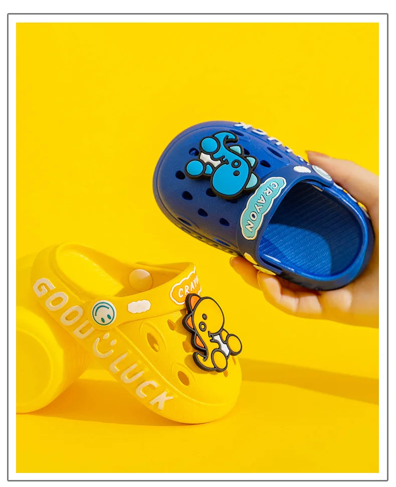 Summer Baby Shoes Sandals for Girls Boy Garden Beach Shoes Mules Baby Girl Cartoon Sandal Infantil for Children's Garden Shoes