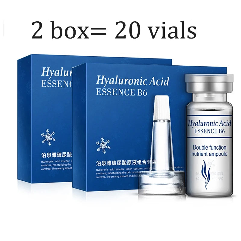 BIOAQUA 5ml Facial Hyaluronic Acid Vitamins C Essence Moisturizing Hydration Skin Rejuvenation Spa Skincare Beauty