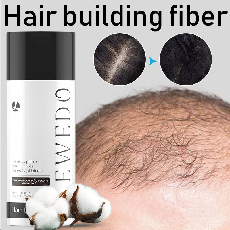 LEWEDO Hair Fiber Powder 25g Keratin Hair Building Fiber Hair Regrowth Powder Hair Styling Powder Hair Loss Hair Growth Product