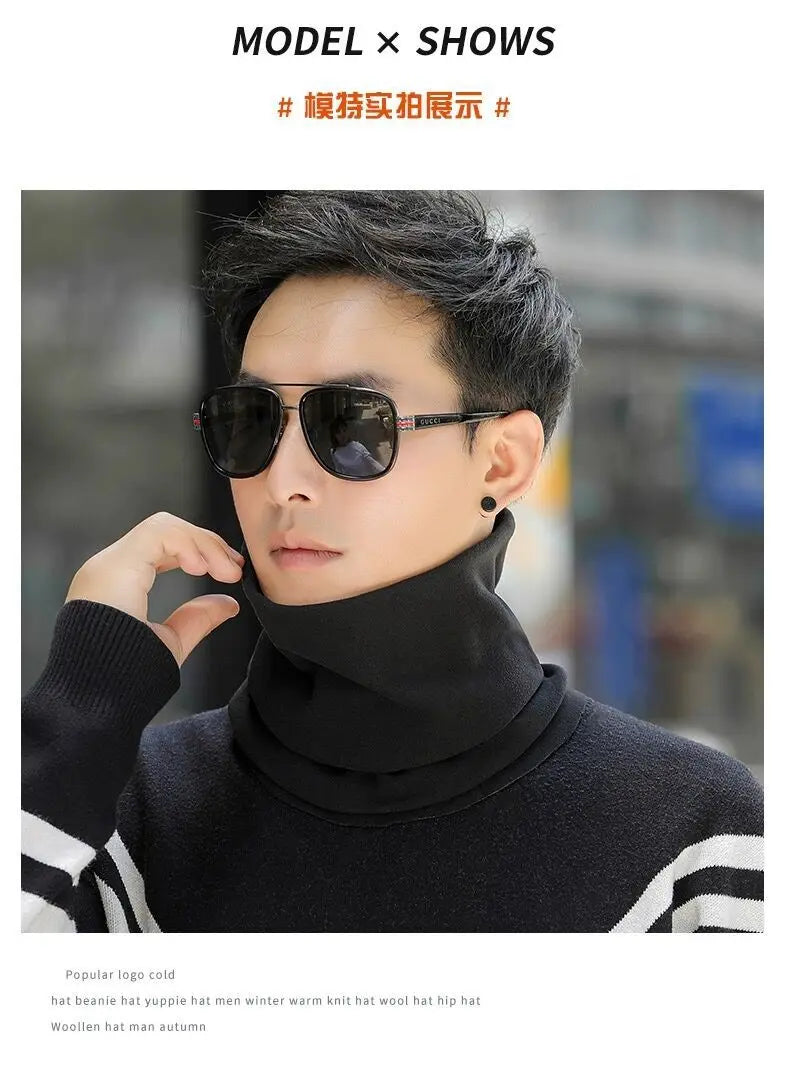 New Neck Cover Cycling Scarf Neck Protection Small Scarf Men's Face Mask Outdoor Windproof Scarves Party Gift