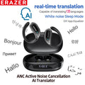 ERAZER XT80pro TWS AI Bluetooth Earphones Sports Wireless Headphones Touch Control Earhooks Headsets Active Noise Cancellation