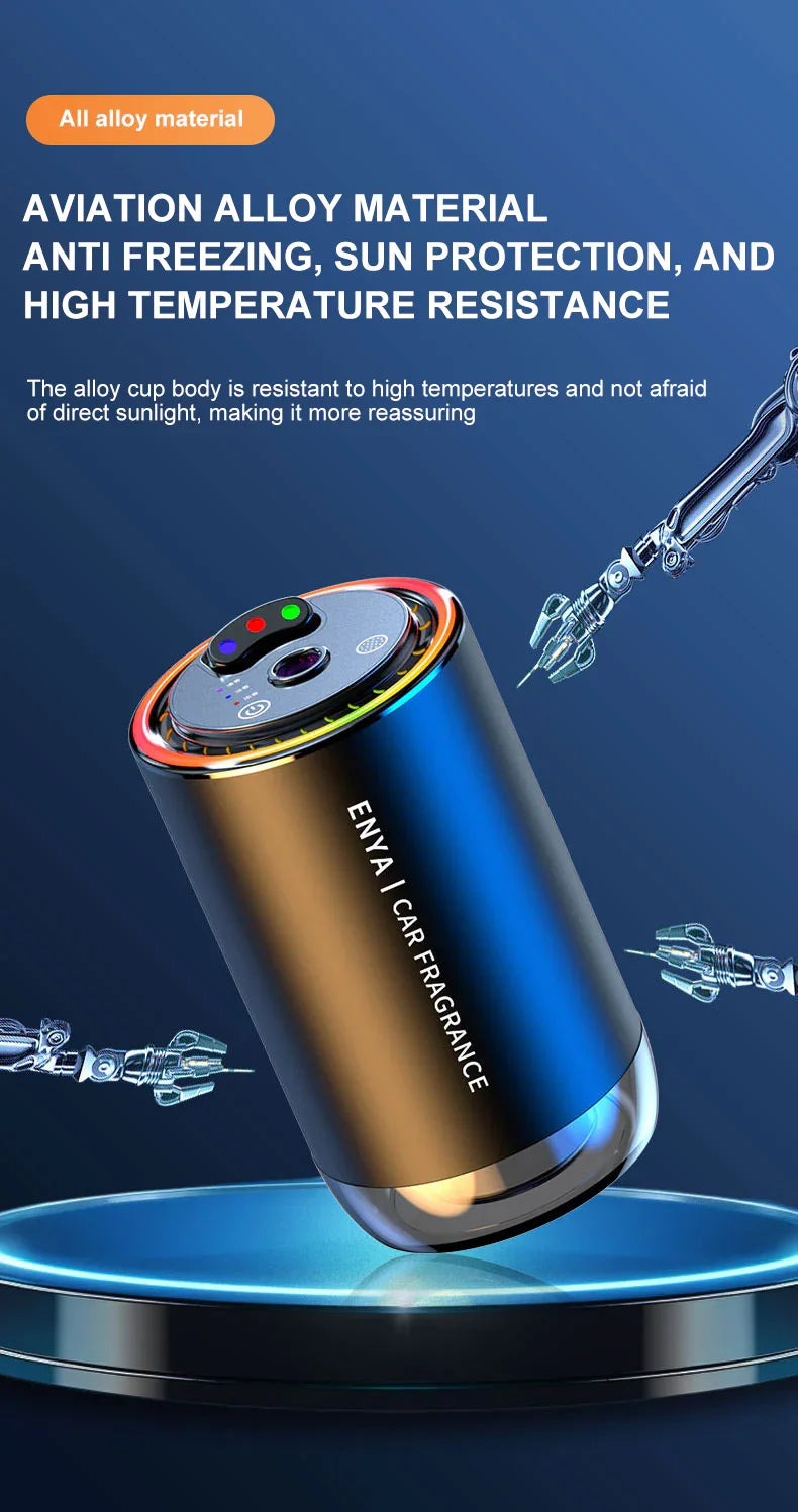 Car Air Freshener RGB Starry Sky Top 3 In 1 Multi-Function Aromatherapy LED Light USB Charger Essential Oil Diffuser Accessories
