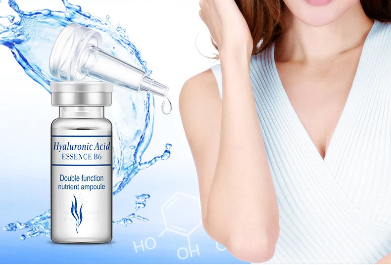 BIOAQUA 5ml Facial Hyaluronic Acid Vitamins C Essence Moisturizing Hydration Skin Rejuvenation Spa Skincare Beauty