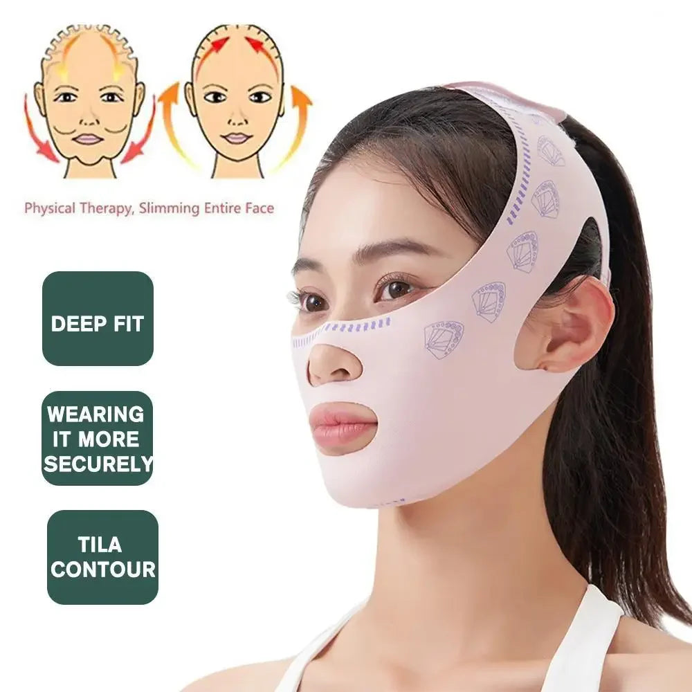 SUN Chin Cheek Slimming Bandage V Shaper V Line Lifting Mask Face Lifting Anti Wrinkle Strap Band Sleeping Mask Beauty Tool