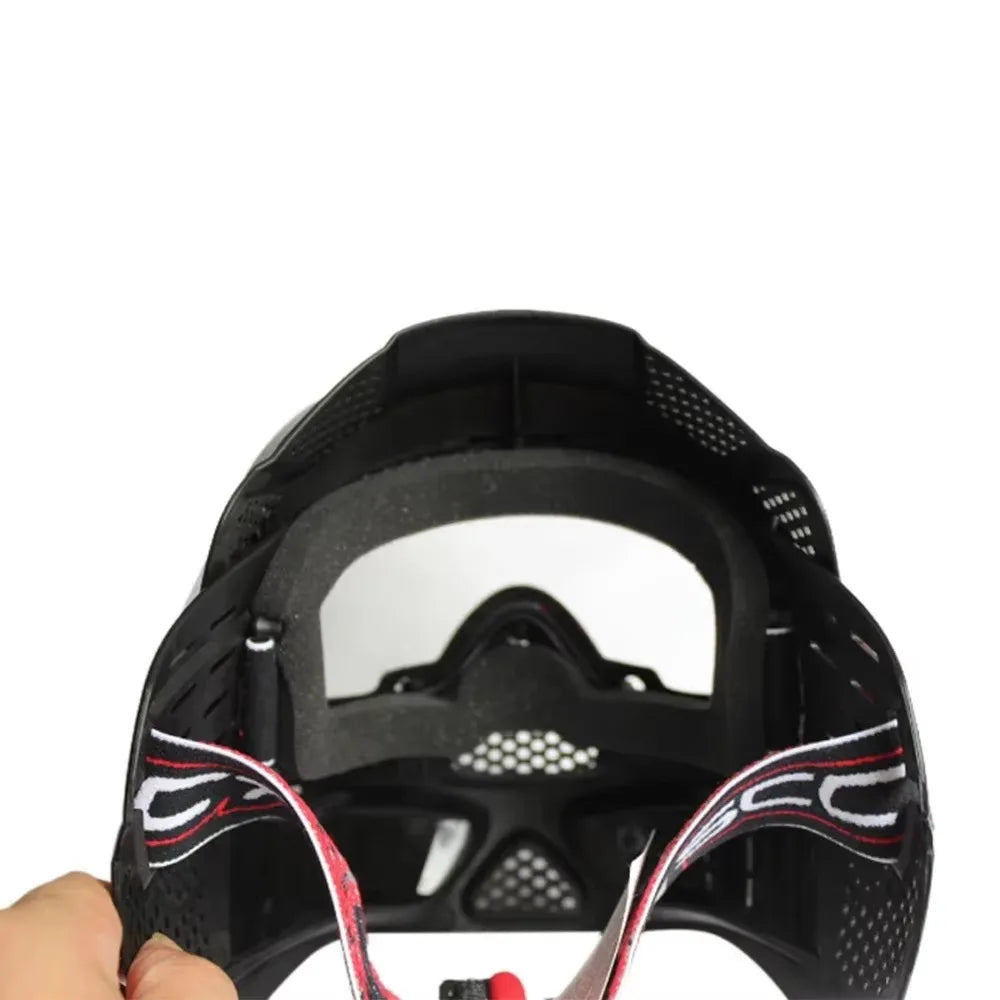 High Strength Paintball Face Mask or Airsoft Mask with Double Lens Goggle Outdoor Mask lenses