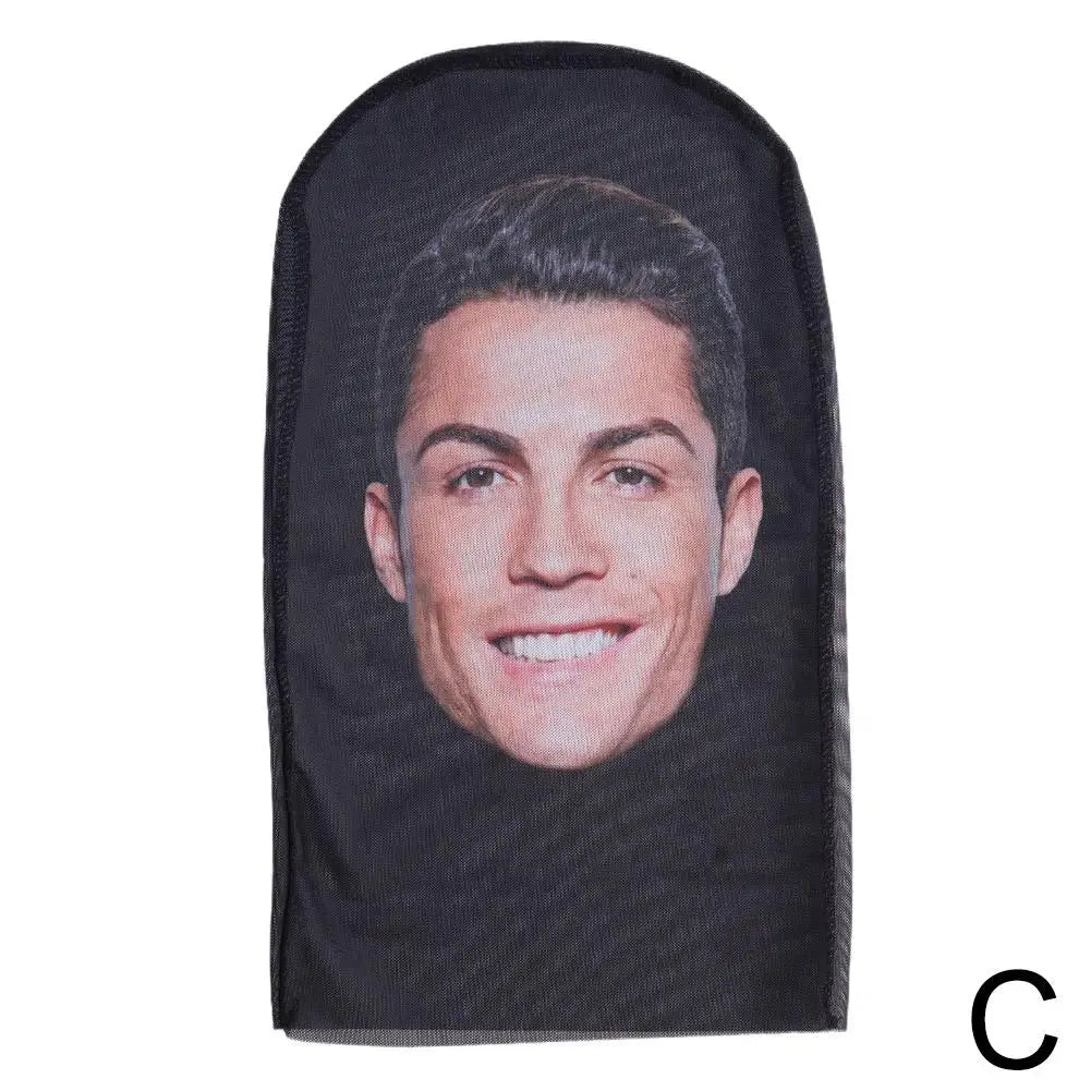 Full Face Mask Celebrity Ball-game Star Face Mask Simulation Kanye Shiesty Mesh Mask For Men Party Supplies Cosplay Props Novel
