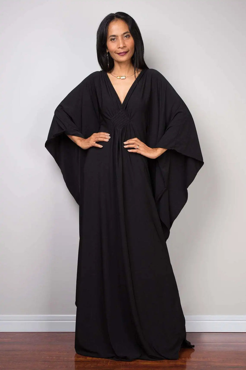 Cover Up Women's Casual Kaftan Plus Size Beach Outfits  Dress Batwing Sleeve Bathing