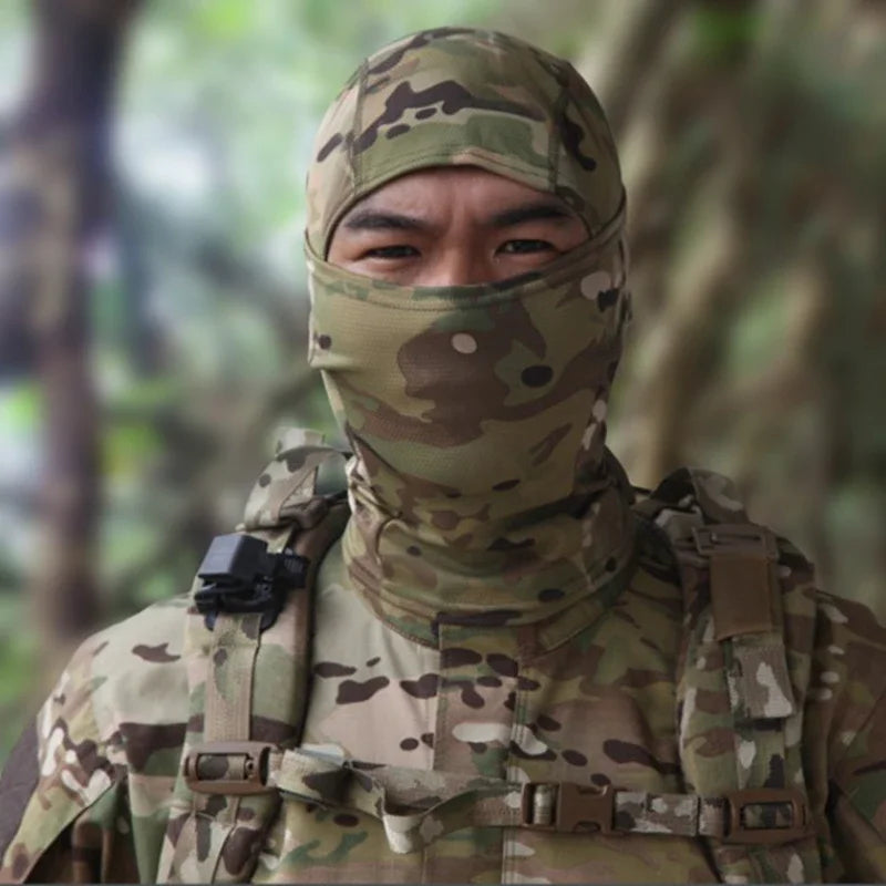Tactical Camouflage Balaclava Full Face Mask Wargame CP Tactical Hat Hunting Bicycle Cycling  Multicam Bandana Neck Gaiter
