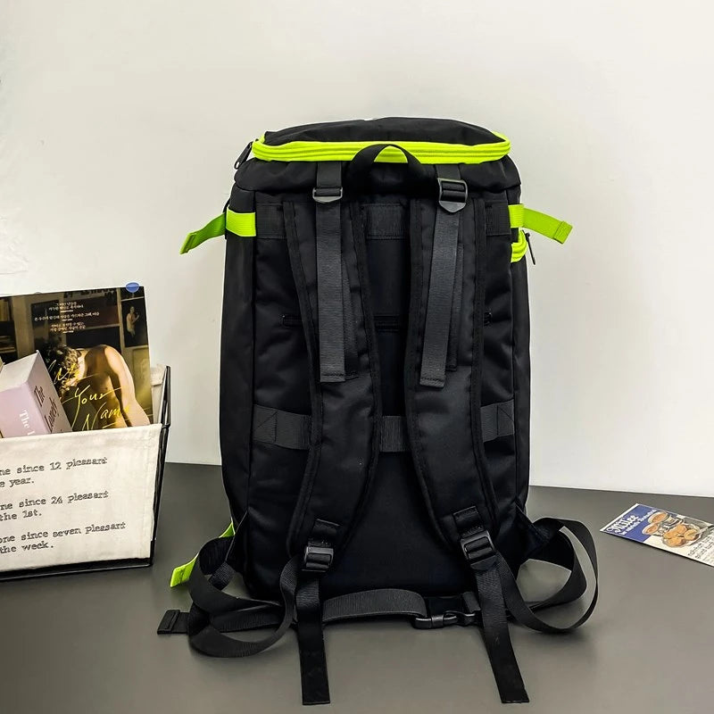 Patchwork Sport Gym Bag Womens Fitness Travel Backpacks Large Waterproof Shoe Pack for Man Sports Camping Basketball Laptop Bags