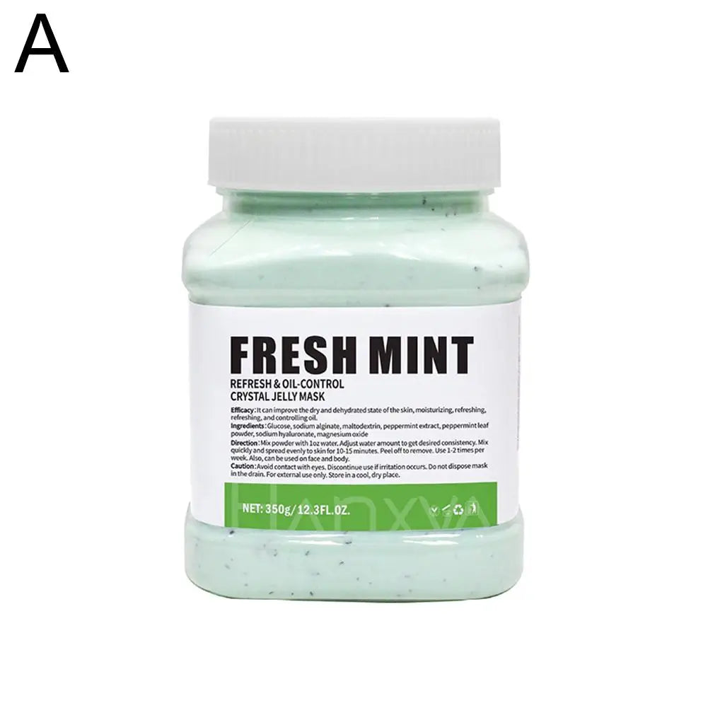 Rose Jelly Face Mask Hydrating Hydro Gel Peel-Off Mask with Smoothing Effect Powder-to-Gel Formula for Nourished Glowing Skin