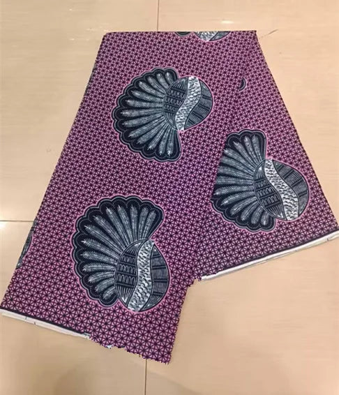2024 NEW Original Wax High Quality Africain Print Wax Fabric Tissue Wax 100% Cotton 6 yards a pieces for women dress