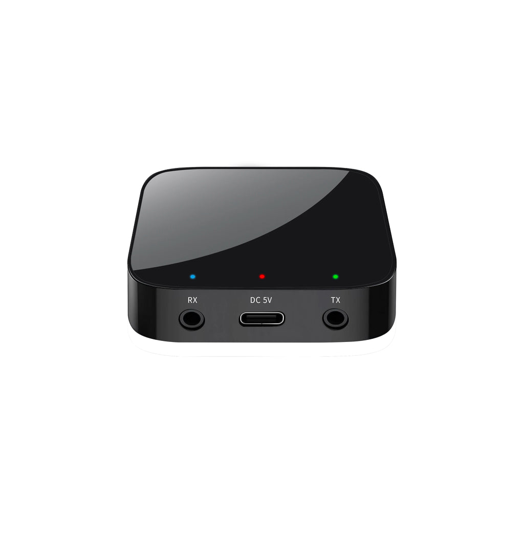 Bluetooth 5.3 Car Transmitter and Receiver Wireless 3.5mm Aux Audio Adapter Bluetooth Car Music Receiver for Headphones Speaker
