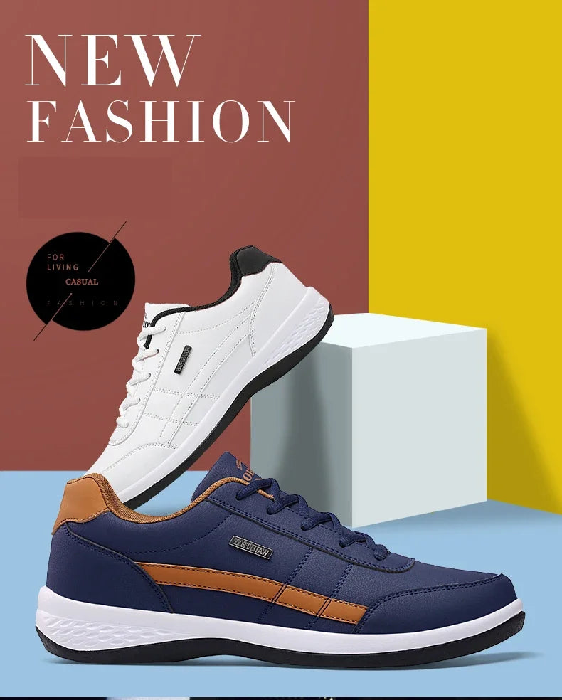 YRZL Men Shoes Sports Sneakers Shoes Non Slip Lightweight Lace Up Leisure Shoe Footwear Tennis Walking Men Shoes Masculino