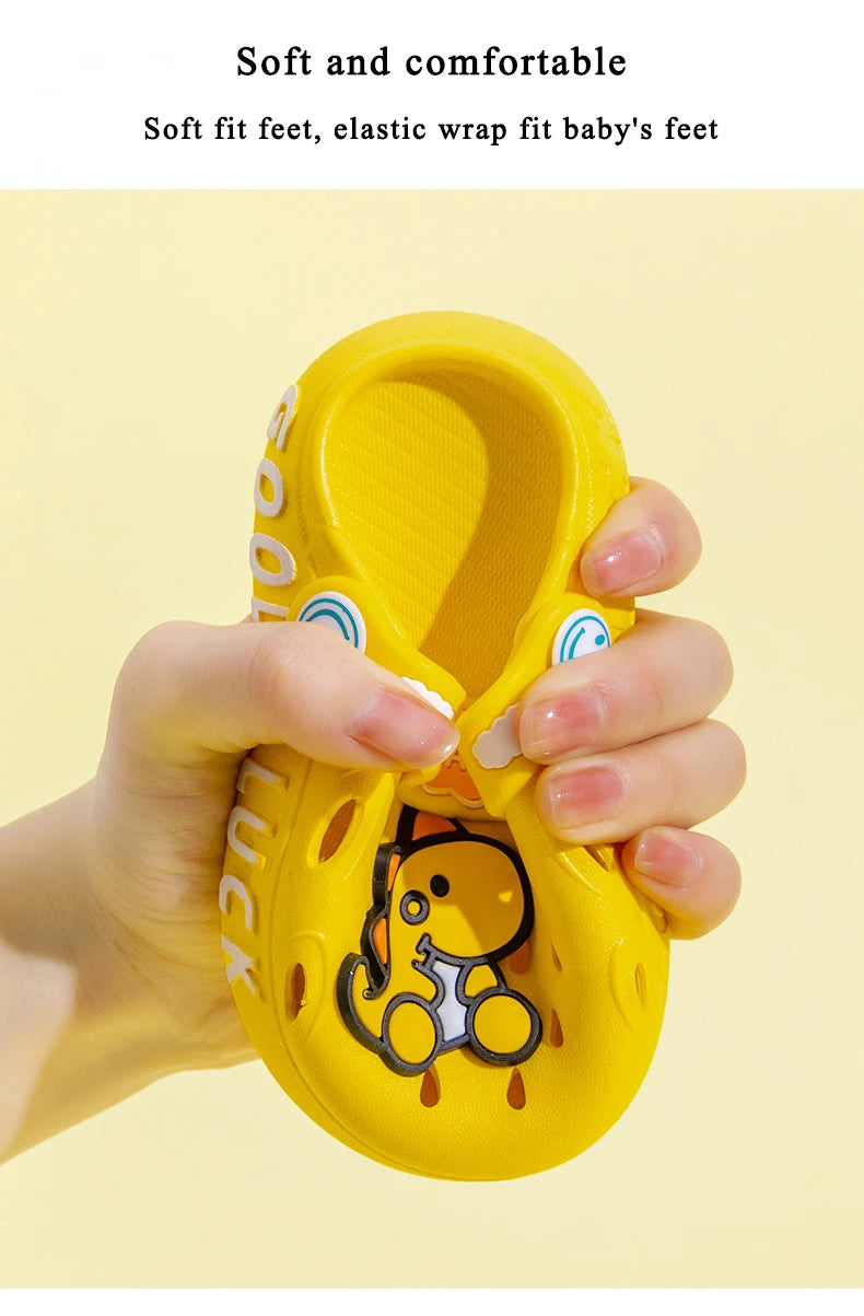 Summer Baby Shoes Sandals for Girls Boy Garden Beach Shoes Mules Baby Girl Cartoon Sandal Infantil for Children's Garden Shoes