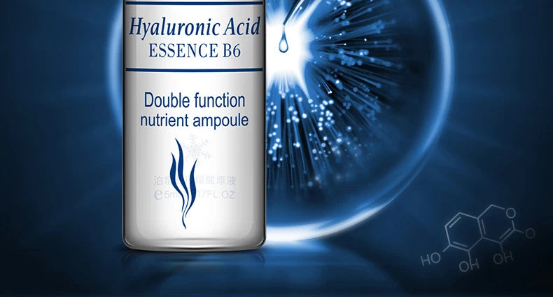 BIOAQUA 5ml Facial Hyaluronic Acid Vitamins C Essence Moisturizing Hydration Skin Rejuvenation Spa Skincare Beauty