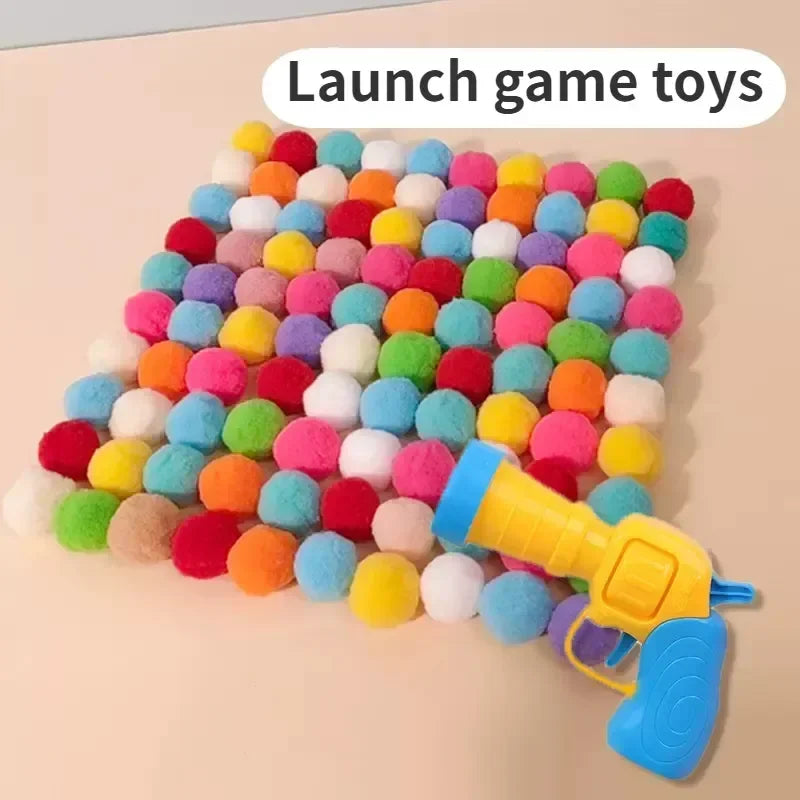 Interactive Launch Training Cat Toys Creative Kittens Games Stretch Plush Ball Toys Cat Supplies Pet Accessories herbe à chat