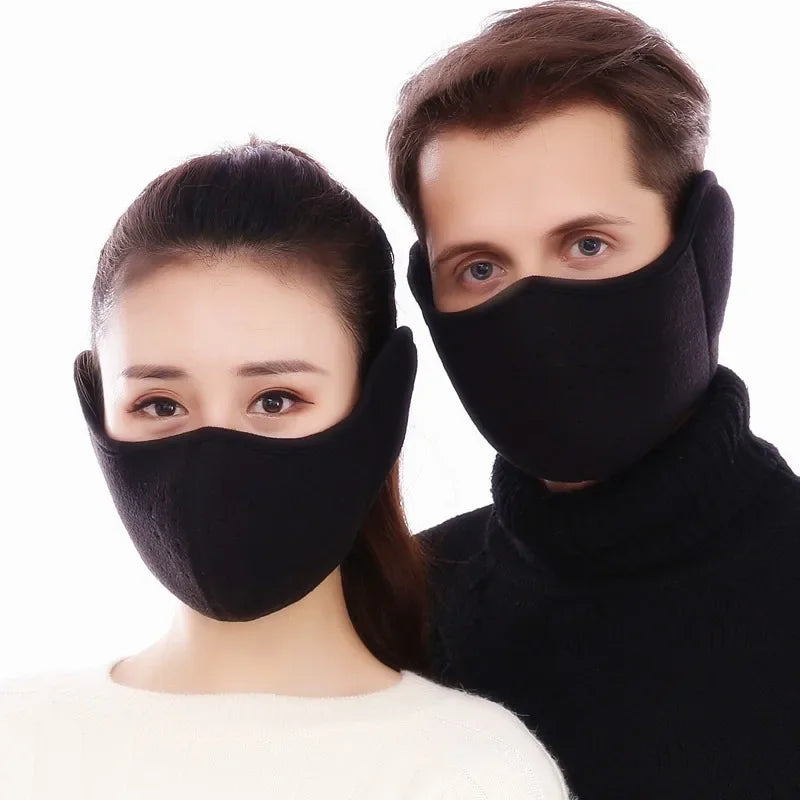 Bicycle Face Mask Outdoor Skiing and Cycling Thermal Windproof Ear Mask Motion Breathable Riding and Cold Proof Mask in Winter
