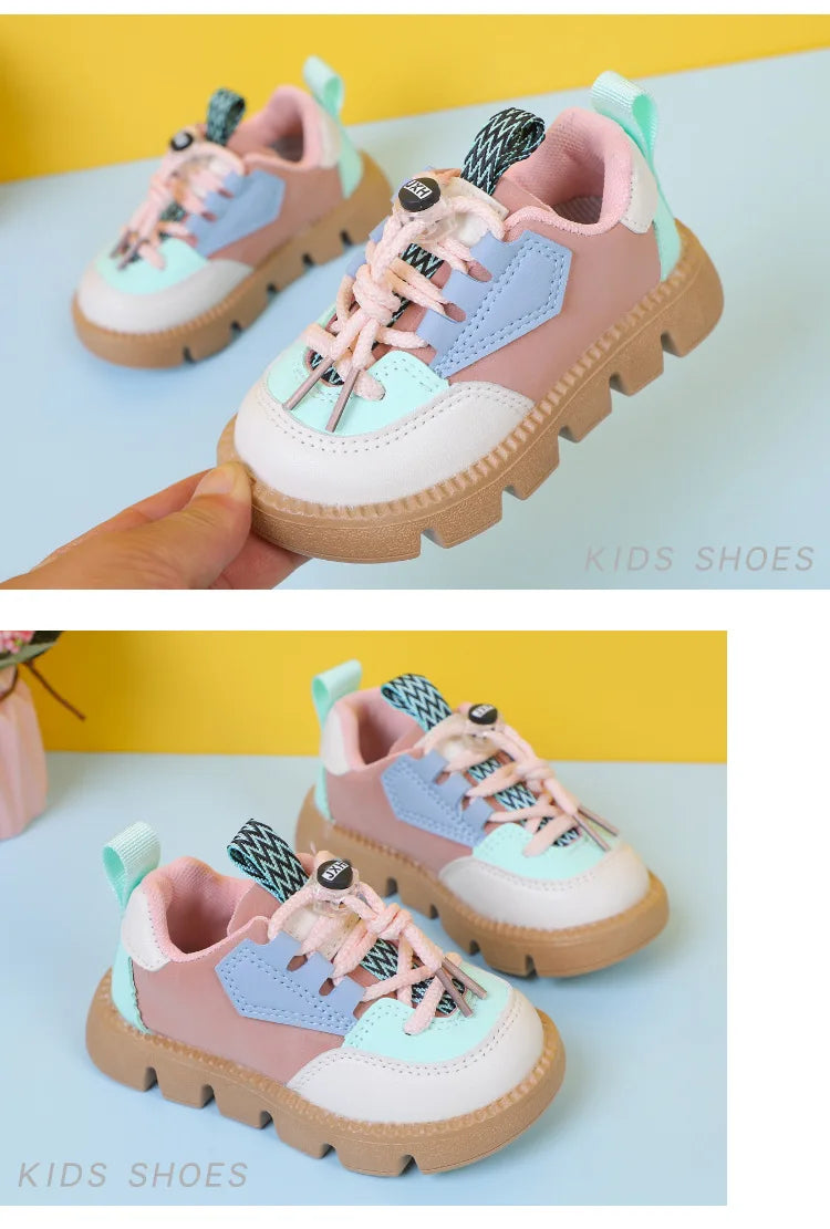 Personalised Flat Heel Children Sneaker Fashion Low Top Kids Shoes Child Leisure Spring Fall tenis Shoes Student Sneakers G10255
