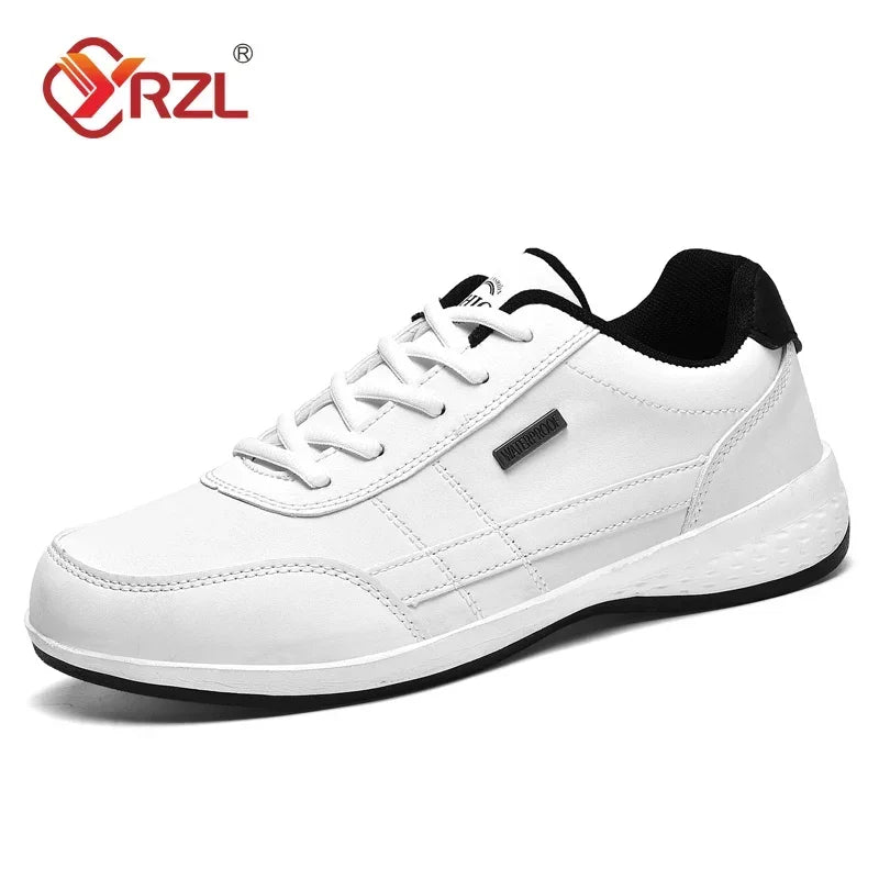 YRZL Men Shoes Sports Sneakers Shoes Non Slip Lightweight Lace Up Leisure Shoe Footwear Tennis Walking Men Shoes Masculino