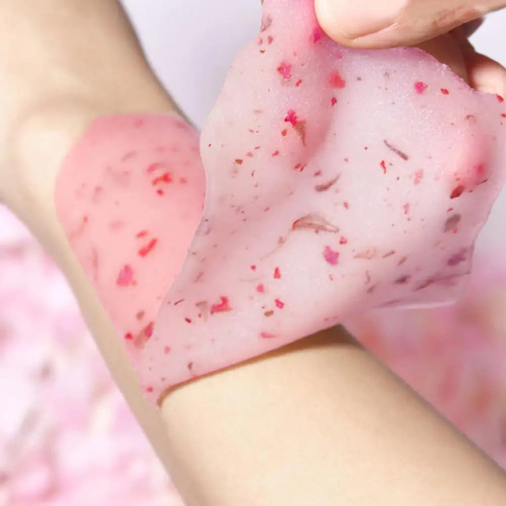 Rose Jelly Face Mask Hydrating Hydro Gel Peel-Off Mask with Smoothing Effect Powder-to-Gel Formula for Nourished Glowing Skin